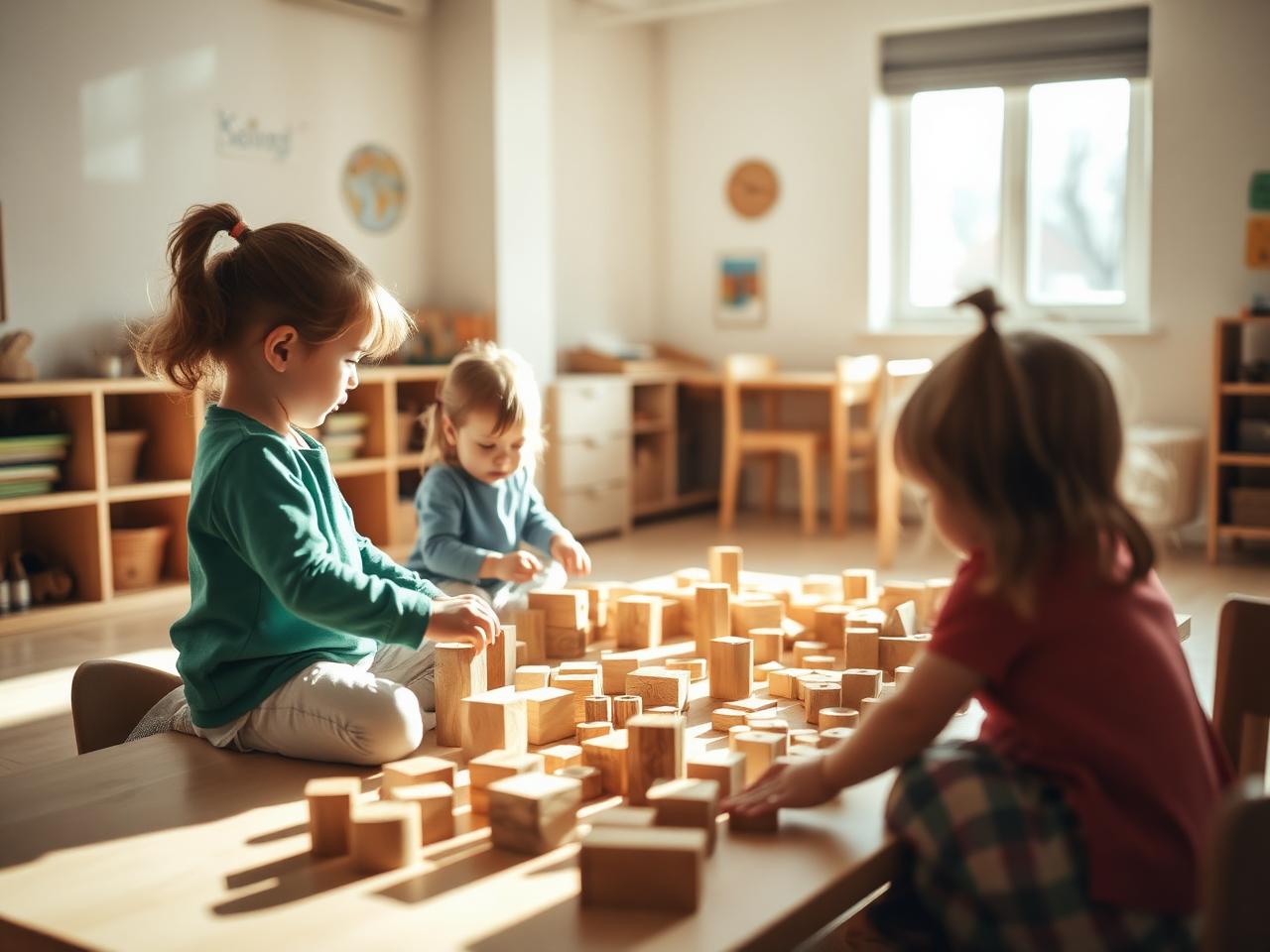 Block play in the studio